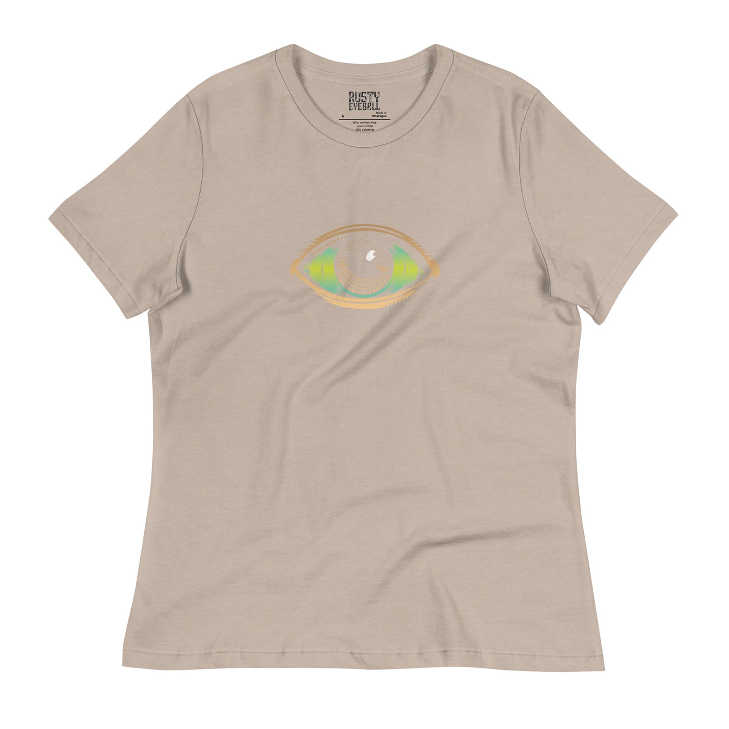 All-Seeing Rusty Eyeball Shirt for Lady Bits